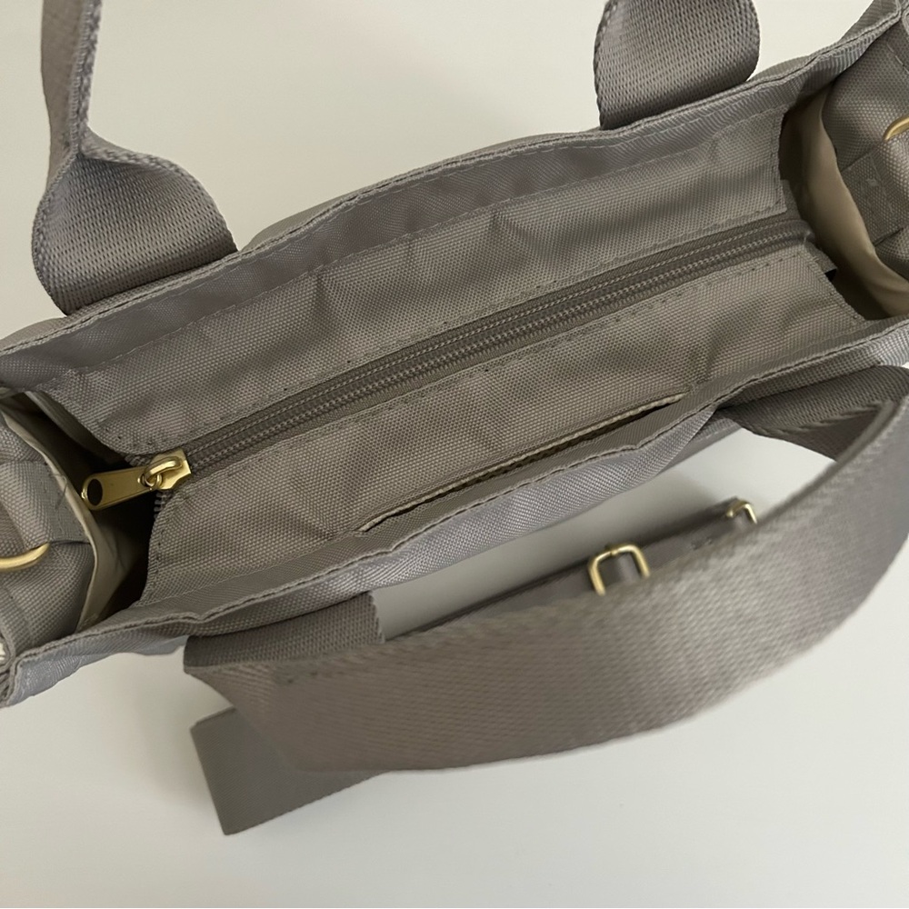 Canvelle X-Small Boxy Crossbody Tote Grey - Picture 9 of 13